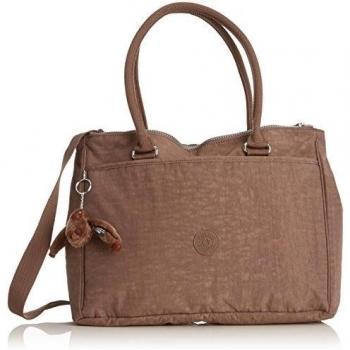 Kipling Halia Marrón, Bolso de Hombro para Mujer, 37x29x14 cm (B x H x T)