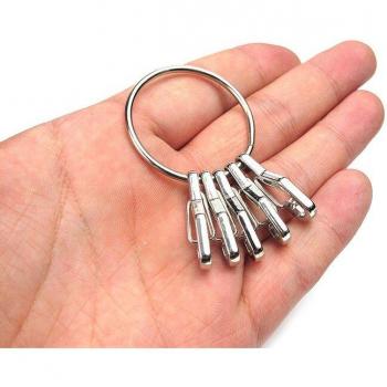 Outdoor Quick Release Keyring with Carabiners