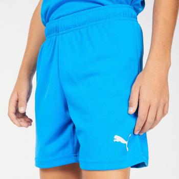 Shorts de football Puma Teamrise pour garçons en bleu, taille 14