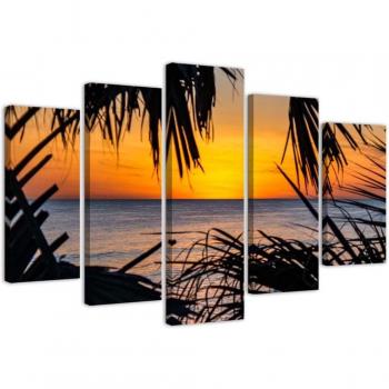 Coastal Sunset Panorama Prints – Orange Frame Pack