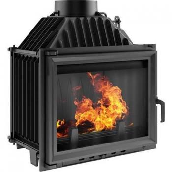 Kamin „Maja“ in schwarzem Gusseisen – 8 kW, 150 mm Durchmesser