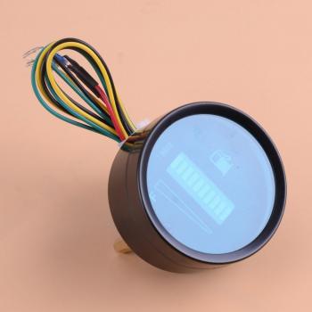 Medidor de Nivel de Aceite y Combustible 12V 52mm LED para Motocicletas y Automóviles