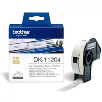 ETIQUETAS BROTHER MÚLTIPLE USO 17MMX54MM, 400 UNIDADES DE PAPEL