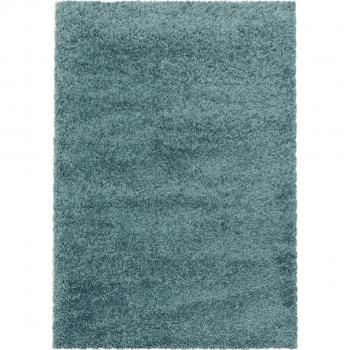 Tapis Tissé Poils Longs Ø160cm Bleu