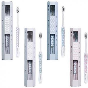 Kit 8 Spazzolini Charcoal Ion ROKUSEI