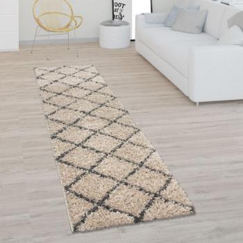 Alfombra Beige y Gris con Diseño Escandinavo 80x150