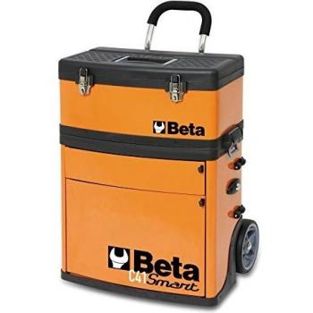 Trolley Portautensili a 2 Moduli Sovrapponibili Struttura in Lamiera Beta
