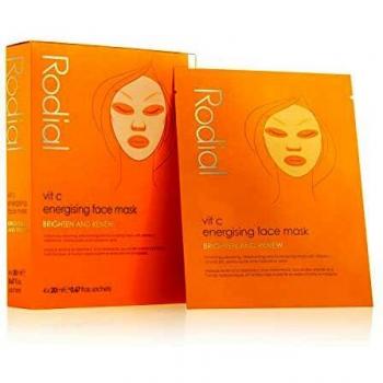 Rodial vit c energising face sheet mask 4 pack