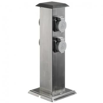 G&L 400166 Colonnina Ibrida – Acciaio Inox, 4 Porte