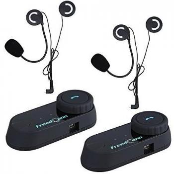 Boblov T-COM Intercom Moto Casque Bluetooth Oreillette 1000M