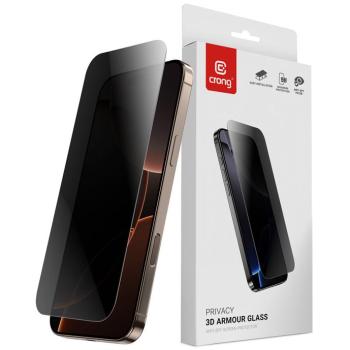 PrivacyArmor Crong – Vetro Blindato 3D per iPhone 16 Pro Max