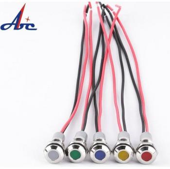 Piloto LED 110 mm, 220 V/150 V, Cableado Incluido