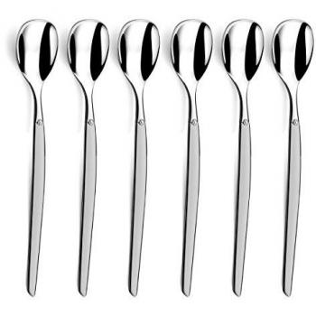 Set de 6 cuillères à glace et mazagran Lou Laguiole Jet