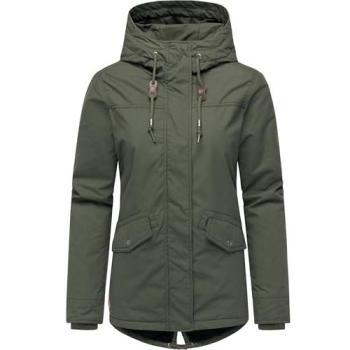 Ragwear Parka Parkker Warm für Damen, Größe XL, dunkeloliv