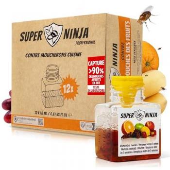 Système de capture de mouches Ninja Max – 12 pièges – FFN49494