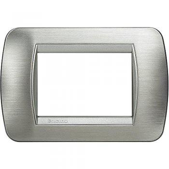 Placca 3 Moduli Bticino Living International L4803AST