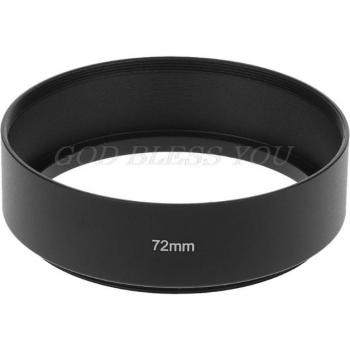 62MM Metal Universal Long Focus Lens Hood for Canon DSLR SLR Camera