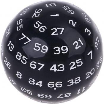 Acrylic 100-Sided Dice for Gaming