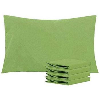 NTBAY 4‑Pillow Soft Microfiber Pack – Anti‑Stain, Sage Green