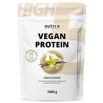 Poudre de Protéines Végétaliennes Haute Qualité Vanille 1000g