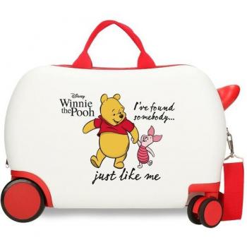 Bag Disney Winnie & Piglet 2L Bianco con Ruote – Una Taglia