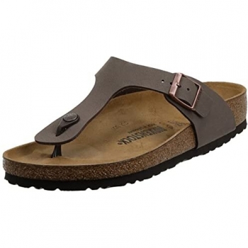 Birkenstock Gizeh Birko-Flor Nubuk Normal Mocha 37