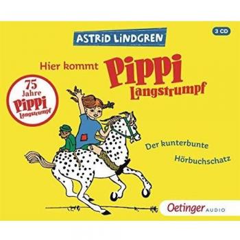 Astrid Lindgren Hier Kommt Pippi Langstrumpf!: Der Kunterbunte Hörbuchschatz (3cd)