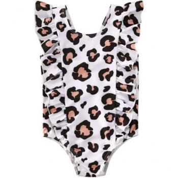 Summer One-Piece Ruffle Bikini for Kids
