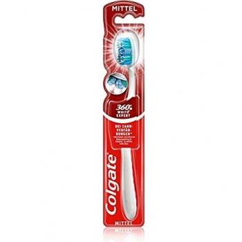 Colgate White Expert 360° Zahnbürste – Mittel – 1‑Stück – für verfärbte Zähne
