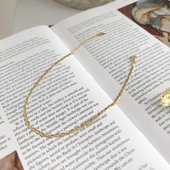 Louleur Mini Enkelband in 925 Sterling Zilver met Varkensneus Gesp