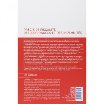 precis de fiscalite des assurances et des indemnites