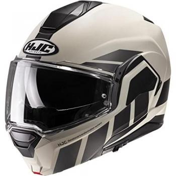 HJC i100 Beis Casco Moto Modulare P/J Bianco XL