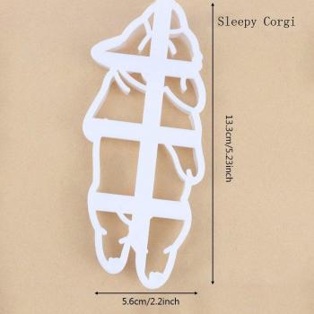 3Pcs Cute Corgi Cookie Cutters for DIY Baking
