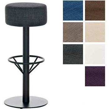 CLP Tresenbarhocker PISA – robuste Bauweise, dunkles Design