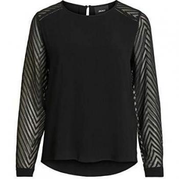 Top de Manga Larga Object Zoe Color Negro