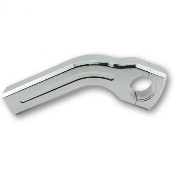 Support de Câble Alu-Riser Courbé Ritz, 150 mm, 1 1/4 Pouce, Argent