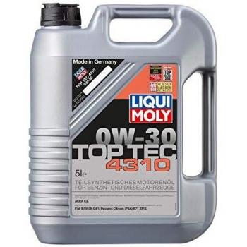 LIQUI MOLY 3736 Top Tec 4310 0W-30 Motoröl FÜR FIAT PEUGEOT 5L