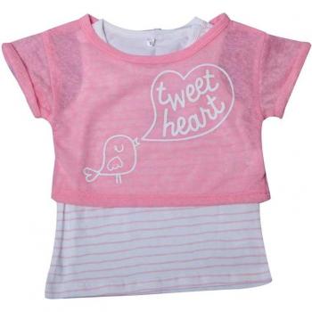 T‑Shirt rose “Brids” avec bikini – Pack 2 pièces enfants