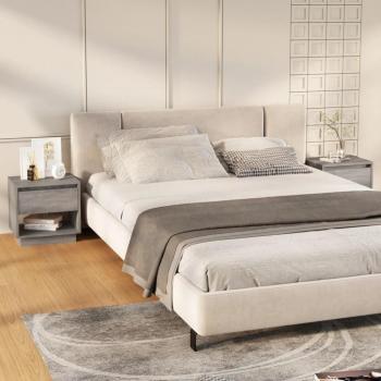 VidaXL Bedroom Cabinets 2 pcs Grey Sonoma 45x34x44 cm Engineered Wood