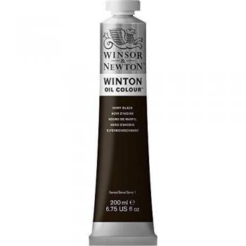 Elfenbeinschwarze Winsor & Newton Winton Ölfarbe – 200 ml