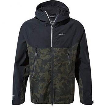 Chaqueta Trelawney Craghoppers, Hombre, Impermeable y Cálida, Negro/Camo