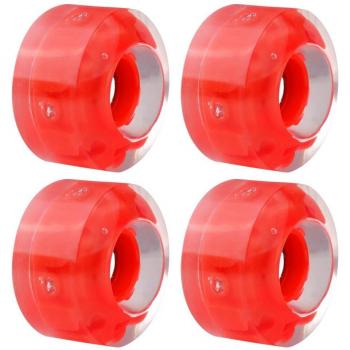 Patin GlowSet 4 pcs – Roues à Roulettes et Roulements LED
