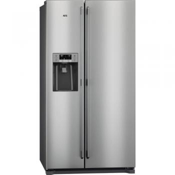 AEG RMB76111NX American‑Style Refrigerator‑Freezer with Ice & Water System