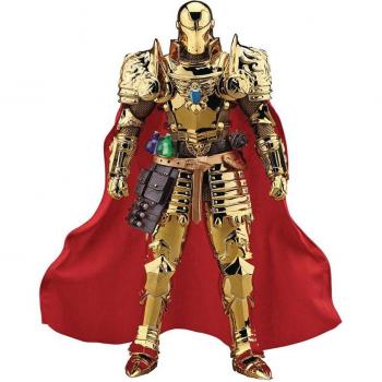 Beast Kingdom Toys Iron Man Caballero Medieval Versión Dorada 20 cm