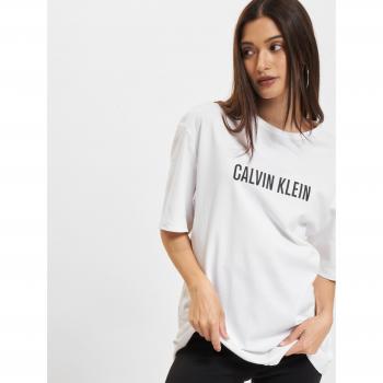 T-shirt blanc à col ras de cou Intense Power Calvin Klein