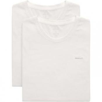Paquete de Dos Camisetas GANT XXL: Cuello Redondo, Algodón, Casual