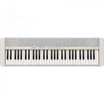 Casiotone CT-S1 61-Key Piano Style Portable Keyboard, White