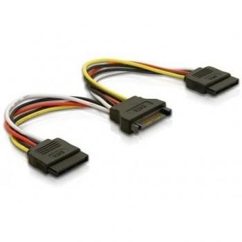 Delock Kabel Power SATA 15pin Stecker -> 2xSATA 15pin Buchse HDD