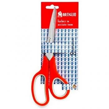 Forbice manico gommoso 21,5 cm con colore arancione