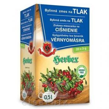 Herbex Bylinná směs pro zdravý tlak 20x3g